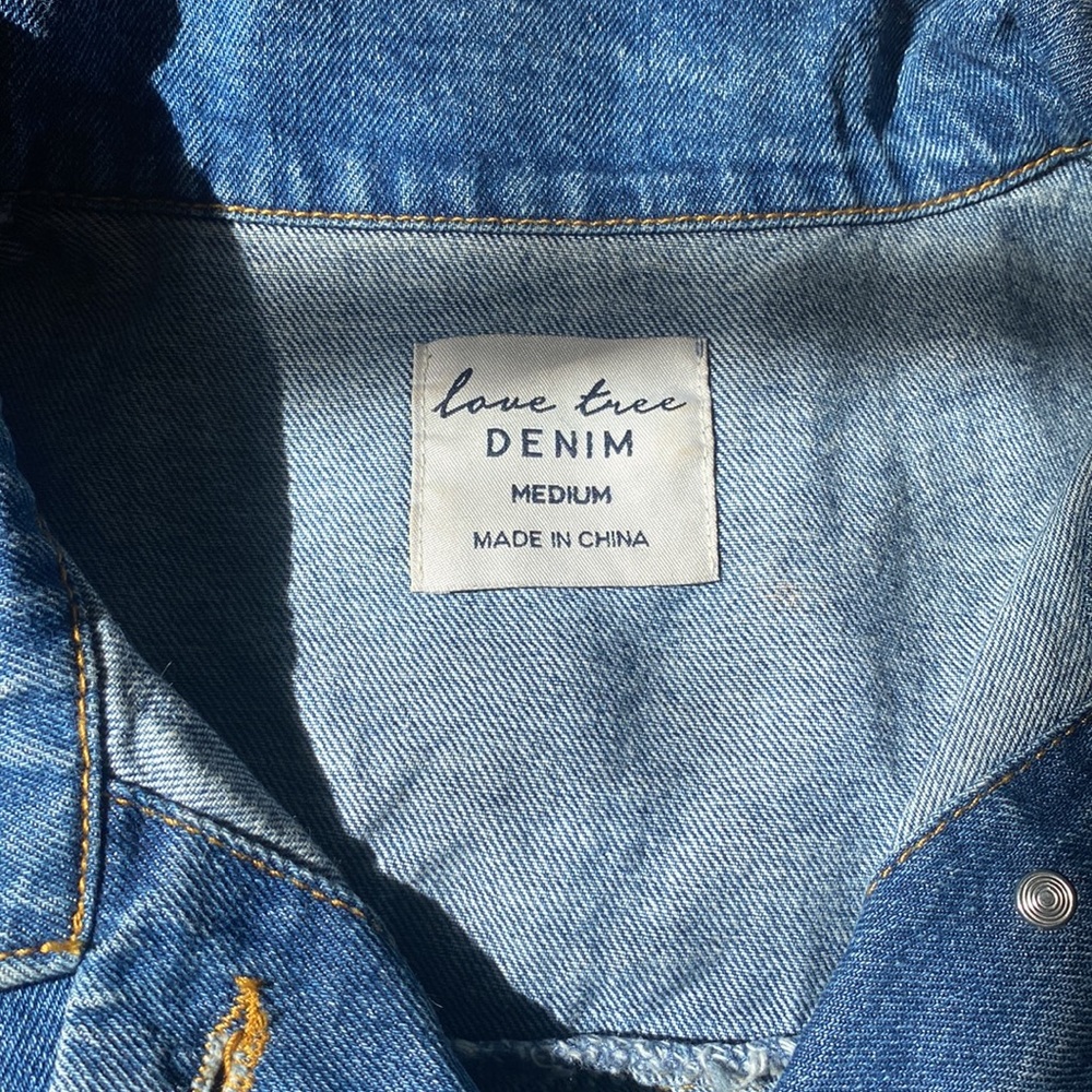 Jean Jacket with Ruffles - Picture 8 of 8